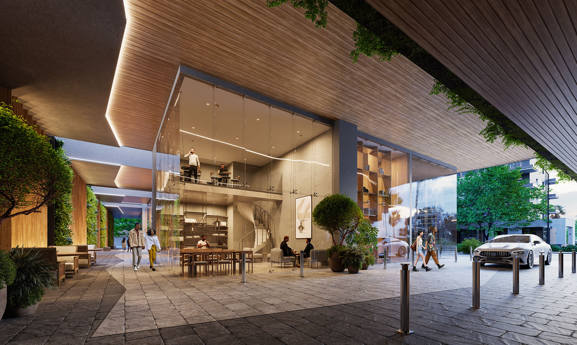 Boulevard do empreendimento Bossa