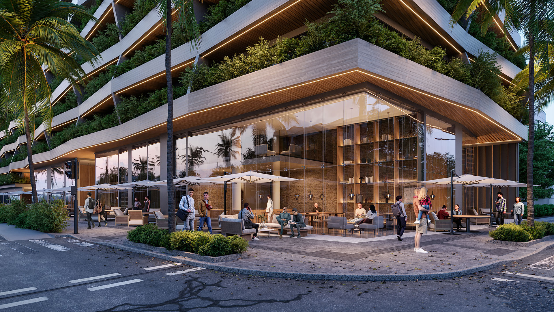 Boulevard complementar do empreendimento