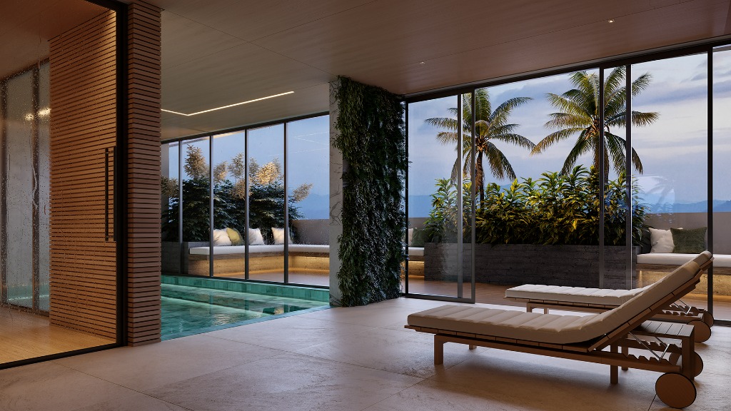 Spa e piscina interna